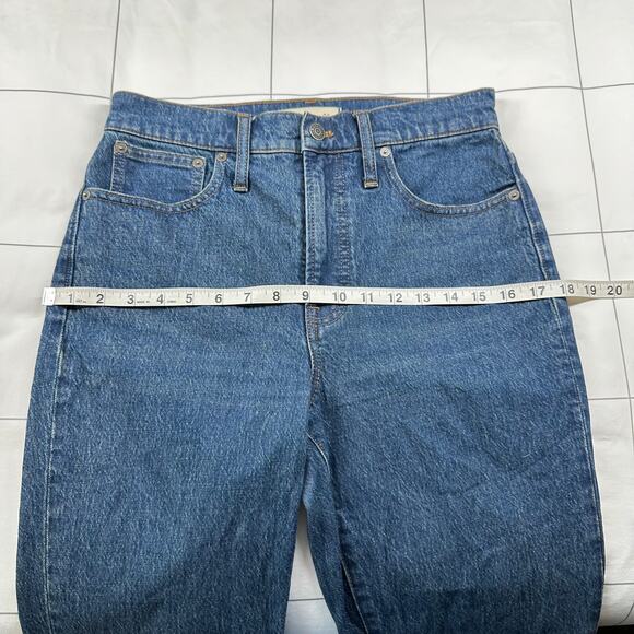 Madewell Jeans Womens 27 Blue Perfect Vintage Haight Wash High Rise Tapered Leg - Picture 10 of 14